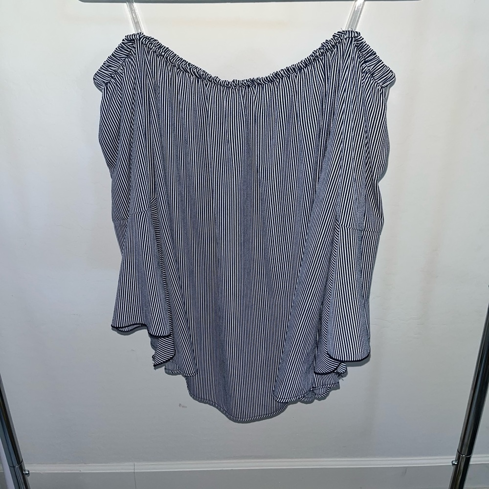 Long sleeve off the shoulder top!
